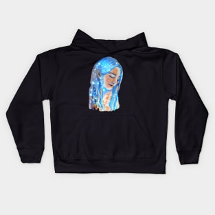 Blue fairy Kids Hoodie